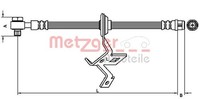 Metzger Autoteile Bremsschlauch 4116208 FüR Klasse Mercedes W163 230 163 136 270