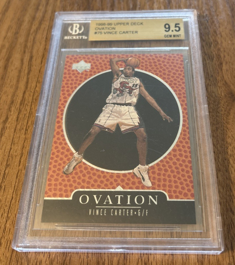 Vince Carter 1998 UD Ovation RC #75 BGS 9.5