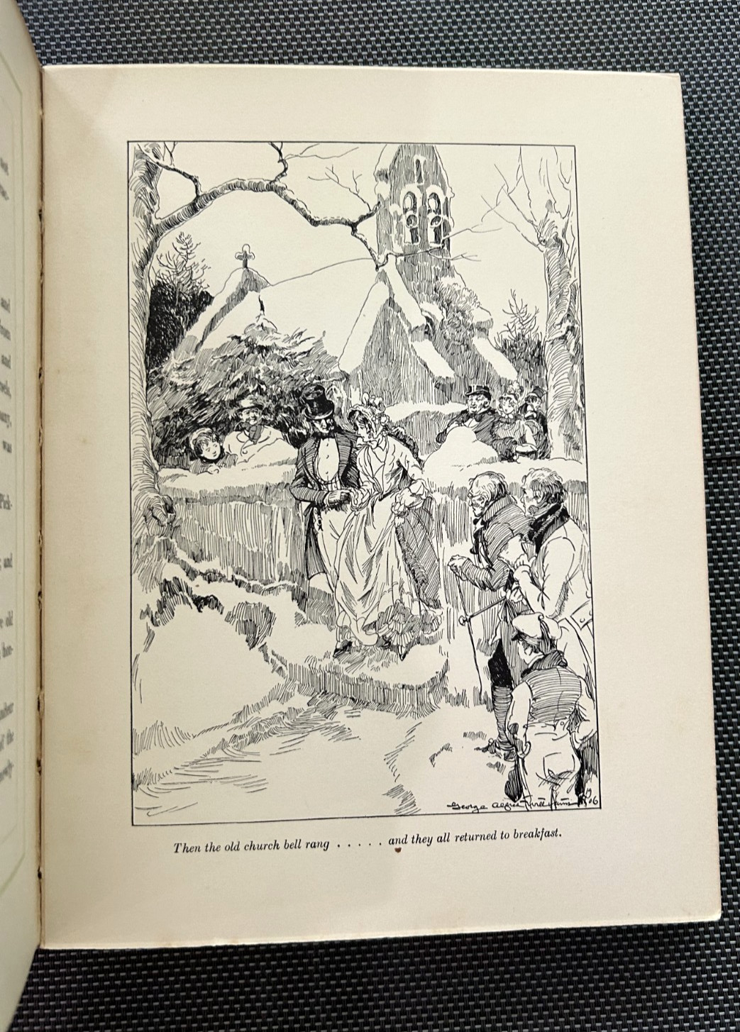 MR PICKWICK’S CHRISTMAS hc 1906 Charles Dickens Baker Taylor George Alfred Willi