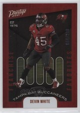 2021 Panini Prestige Franchise Favorites Xtra Points Red 44/299 Devin White 11h3