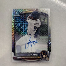 JESUS MADE 2025 Bowman Chrome 1st Bowman AUTO SP Mega Box Mojo ON CARD AUTO