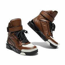 Givenchy Tyson High Top Sneakers Brown White ...