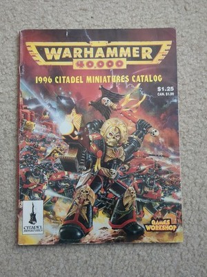 Games Workshop 1996 Citadel Miniatures Catalog GC Warhammer 40K Ships Fast