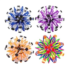 Kids Throwing Ball Colorful Inflatable Expandable Magic Ball Expanding Flexible