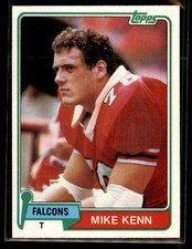 1981 Topps Mike Kenn RC #215 Atlanta Falcons