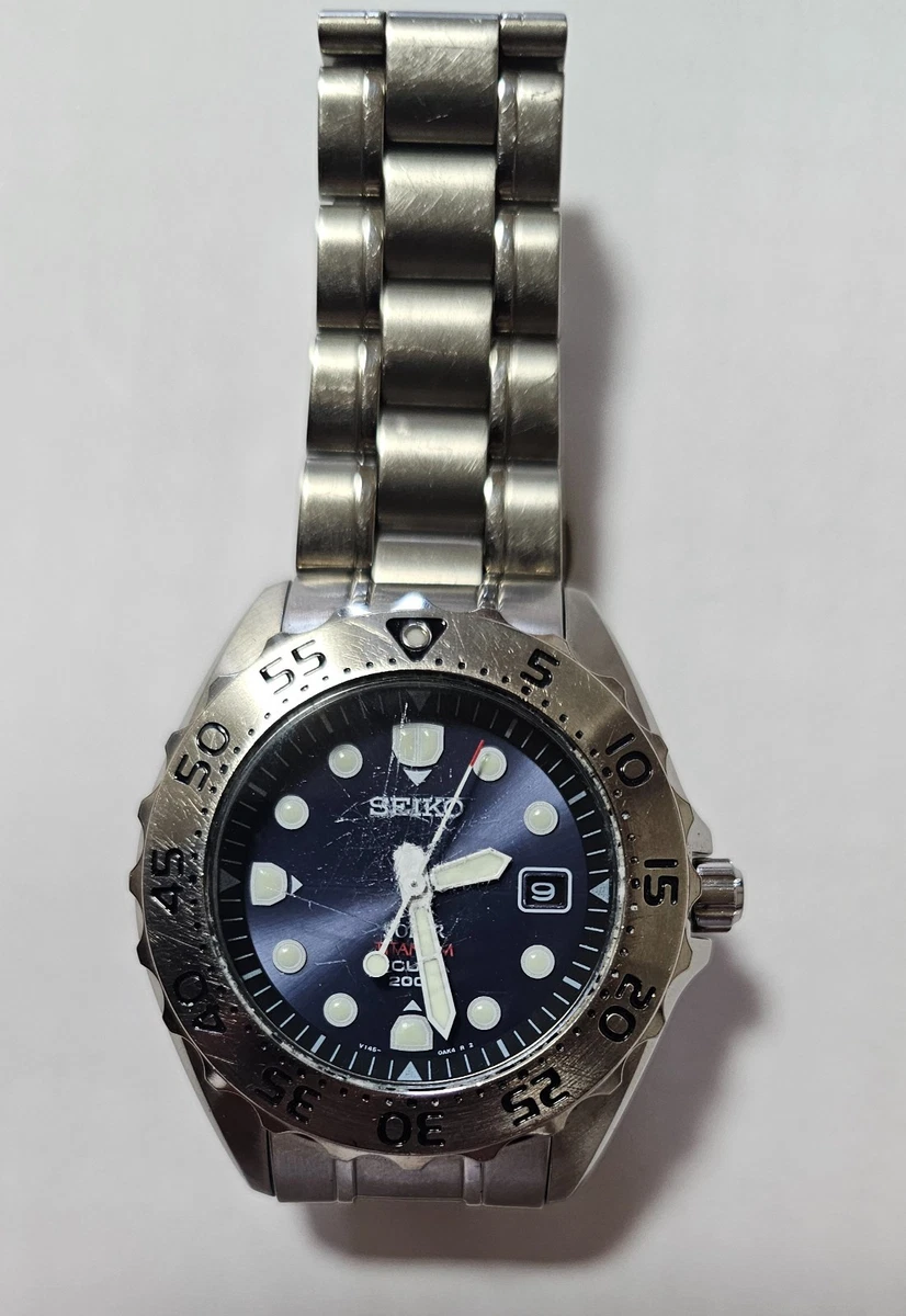 Seiko Solar Titanium Band Wristwatches for sale - eBay