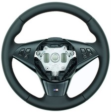 BMW E60 E61 E63 E64 M Lenkrad Lederlenkrad neu bezogen im Tausch Bj.ab 09.2005
