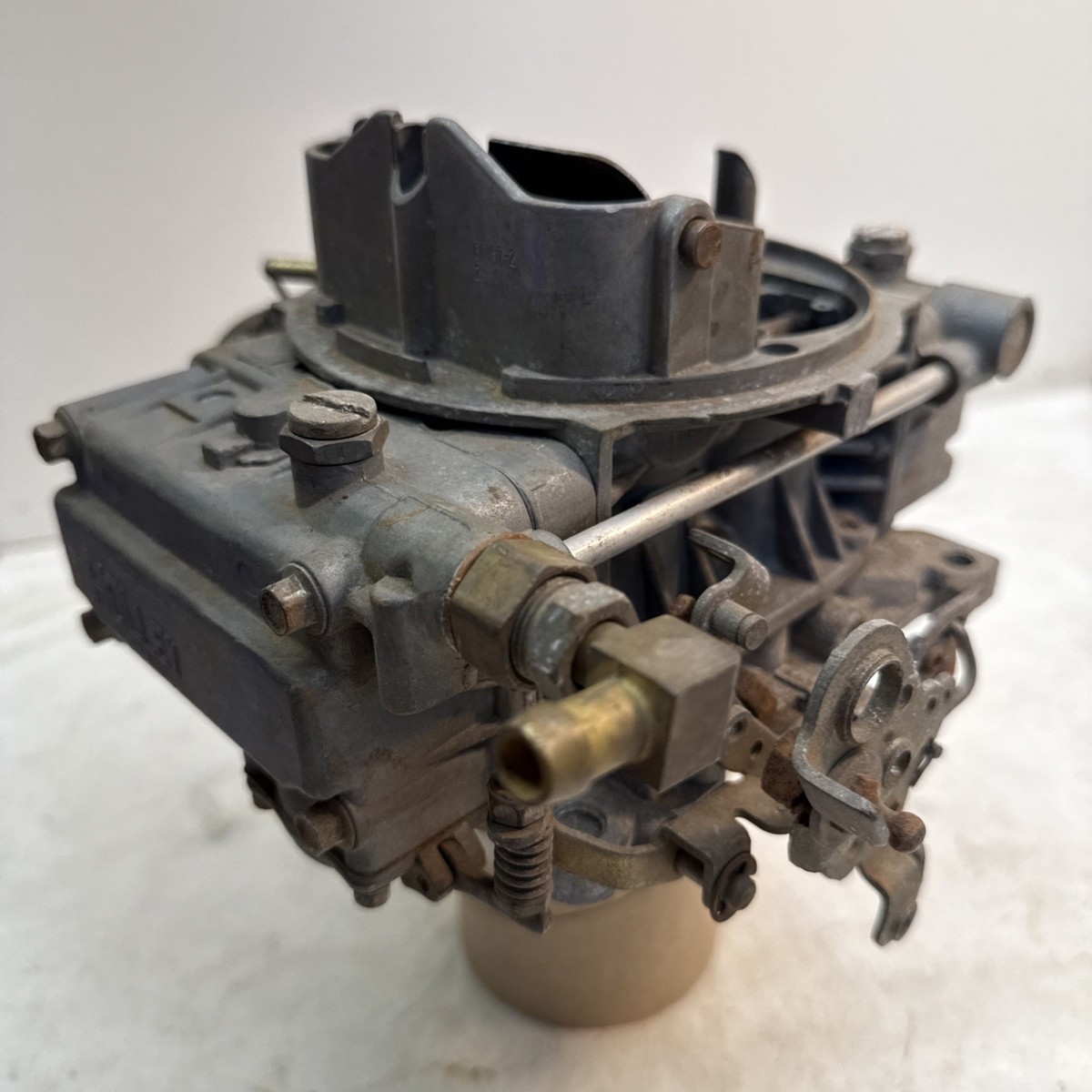 HOLLEY 4 BARREL CARBURETOR 80457-2 DATED 2961 Oct. 600CFM