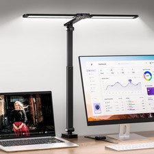 LED Desk Lamp for Office Home, Height Adjustable Architect Desk Light with US...
