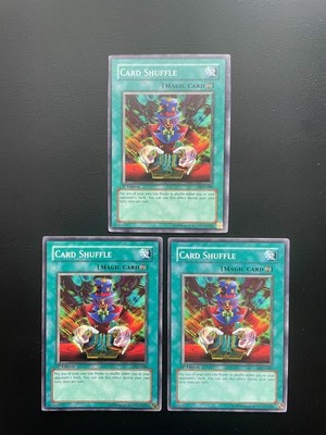 Yugioh Card Shuffle PGD-080 Common 1st Edition LP/MP X3