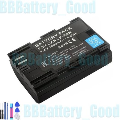 Battery for Canon LP-E6 LP-E6N EOS 5DS, EOS 5DS R, EOS 5D Mark II III IV