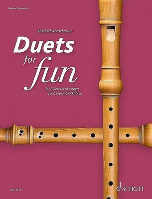 Duets for fun: Descant Recorder: Easy pieces to play together. 2 Sopran-Blo ...
