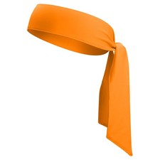 Orange Head Ties Headband for Men , Adjustable Sports Sweatband Ninja Headban...