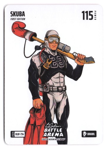 2026 Bo Jackson Battle Arena Tarik Skubal BLBF-734 Skuba Blizzard Battle Foil