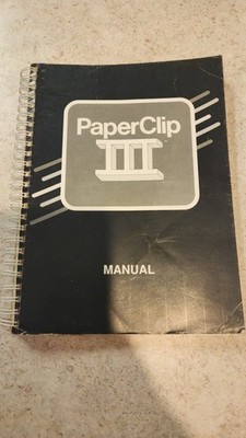 PAPERCLIP III (3) MANUAL FOR COMMODORE 64128