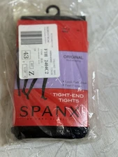 Vintage Spanx Tight-end Tights Black Slimming Bodyshaping Size C