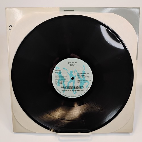 Information Society Walking Away/Make It 12" Maxi-Single Vinyl 1988 Tommy Boy - Imagen 3 de 4