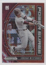2020 Panini Prizm Draft Picks Power Surge Red Mojo Jordan Westburg #PDP172 4z8