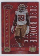2020 Panini Honors 2004 Honors Rookies Red Prizm 4/10 Javon Kinlaw #22 0c3