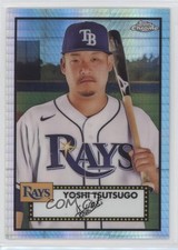 2021 Chrome Platinum Anniversary Mega Box Prism Refractor Yoshi Tsutsugo 2k3