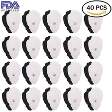 Large Snap On Replacement Electrode Pads For TENS EMS Unit & Pulse Massager