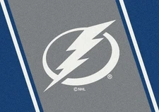 8x11 Milliken Tampa Bay Lightning NHL Spirit Area Rug - Approx 7'8"x10'9"
