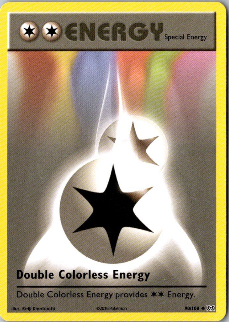 Double Colorless Energy Pokemon Evolutions 90/108 LP