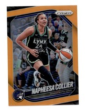 NAPHEESA COLLIER 2025 PANINI PRIZM WNBA #8 ORANGE PRIZMS PARALLEL #61/99 BG1463