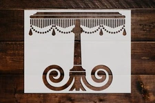 Lamp Stencil - Art and Wall Stencil