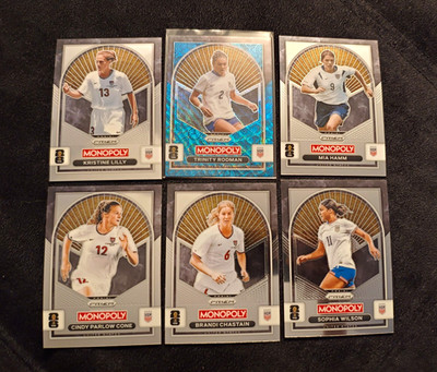 Panini Prizm Monopoly FIFA WM 2026 Frauen Women Lot USA Trinity Rodman Parallel