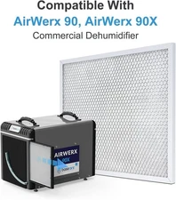 BaseAire 4-Pack MERV-8 Filter for Crawlspace Dehumidifiers AirWerx 90/90X