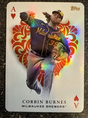2023 Topps All Aces #AA-10 Corbin Burnes Milwaukee Brewers Arizona Diamondbacks