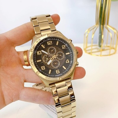 Fossil BQ2667 Brox Automatic Gold-Tone Stainless Steel Watch | eBay