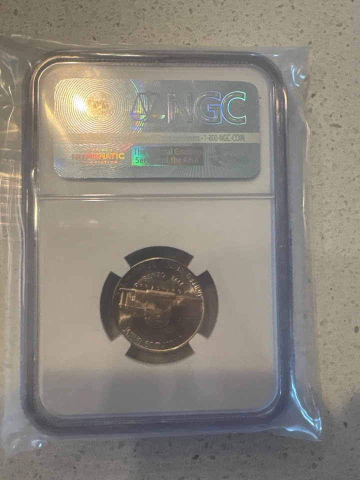 Certified 1950-D Jefferson Nickel NGC MS65 5FS 5c - Image 2 of 2