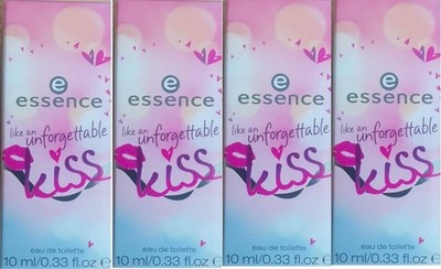 4 x Essence like an unforgettable kiss  Eau de Toilette Spray 4 x 10 ml = 40 ml