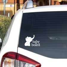 Baby an Bord Vinyl Aufkleber Sticker für Auto Fenster und Vans