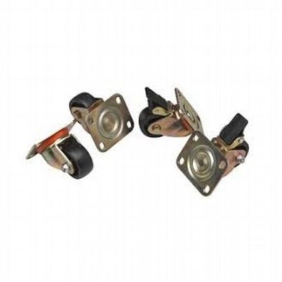 Lande freistehende Rollen Set (2W Bremse, 2 ohne Bremse)