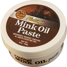 Fiebing's Mink Oil Paste Waterproofs Preserves Conditions Leather & Vinyl 6-Oz.