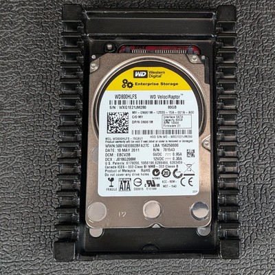 Western Digital VelociRaptor 80GB 3.5''  SATA Hard Drive -  WD800HLFS - TESTED
