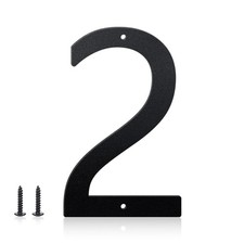 3 Inch House Numbers and Metal Letters for Outdoor Signs, House Numbers for O...