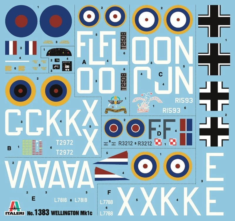 ✅ ITALERI 1383 - Scala 1 : 72 WELLINGTON Mk IC Seconda Guerra Mondiale - Immagine 3 di 4
