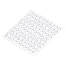 100 Self-Adhesive Rubber Furniture Bumper Pads for Doors Cabinets Drawers6989