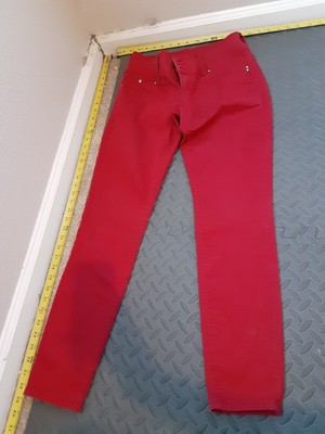 YMI Jeans Juniors Size 9 Maroon Skinny #S191