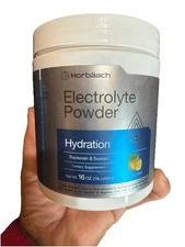 Electrolyte Powder 16oz 130 Servings Hydration Supplement Keto-Friendly Horbaach