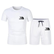 Men?s 2 Piece Summer Set Casual Sports T-Shirt Shorts Gym Outfit Youth Tracksuit
