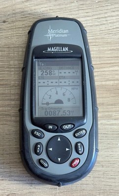 Magellan Meridian Platinum Handheld GPS Receiver Hiking Hunting Fishing SD Slot 