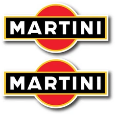 2X MARTINI DECAL STICKER 3M US MADE TRUCK CAR VEHICLE WALL RACING MOTORSPORT