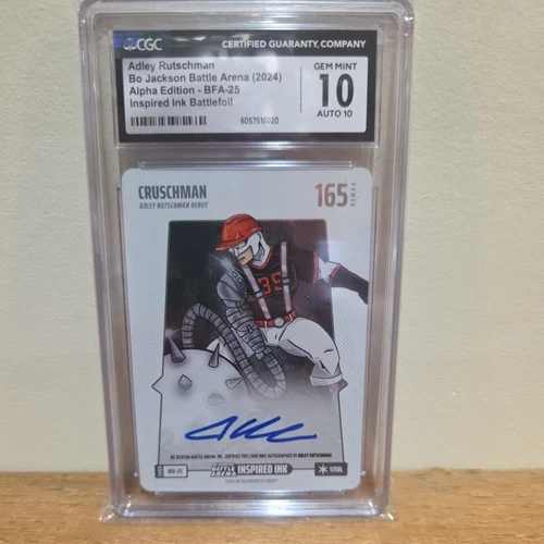 💎Bo Jackson Battle Arena - Crushman Steel Auto 🔥Adley Rutschman Orioles #165