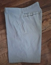 COLUMBIA OMNI-SHIELD ADVANCED REPELLENCY KHAKI NYLON MEN S CHINO SHORTS 34x10