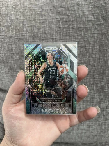 2025 WNBA Panini Prizm Sabrina Ionescu Mojo Fearless /25 JERSEY MATCH